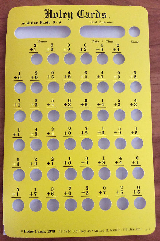 Addition Card