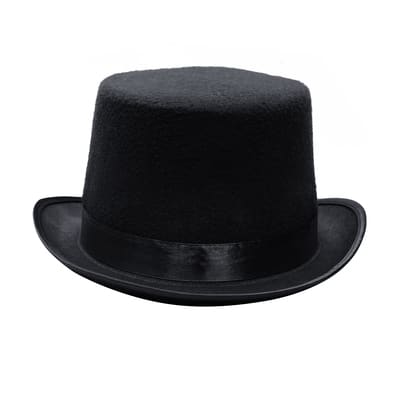 HAT: Top, Felt, Black