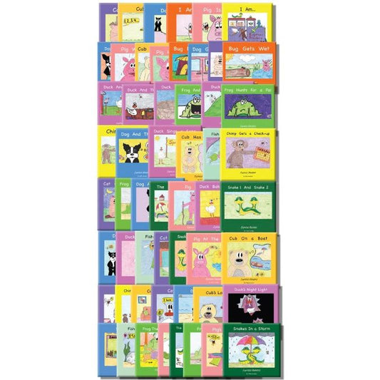 Decodable Book Collection, Complete Collection (63 Books)