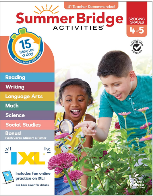Summer Bridge Activities 4 to 5 UPDATED