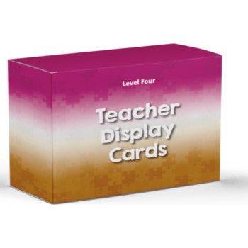 Teacher Display Cards - Level 4 - Boxed Set