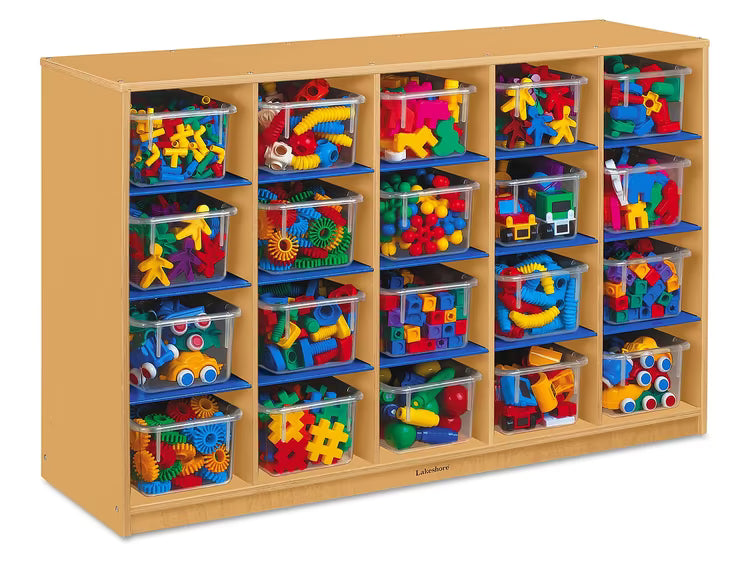Classic Birch 20-Cubby Storage Unit
