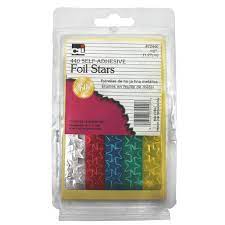 Foil Stars - Removable, Assorted