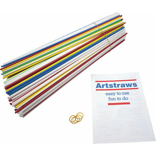 Artstraws® Paper Tubes, 4 mm & 6 mm, Assorted Colors, Pack Of 300