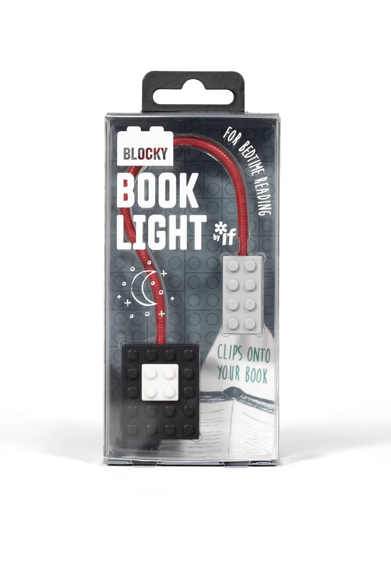 BLACK / GRAY - BLOCKY BOOK LIGHT