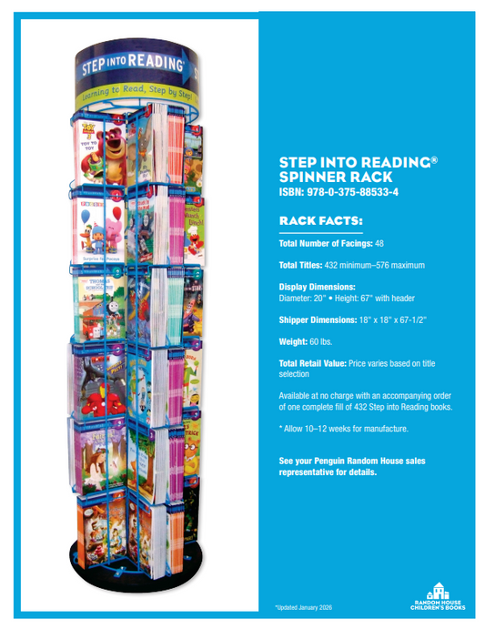 STEP INTO READING® SPINNER RACK