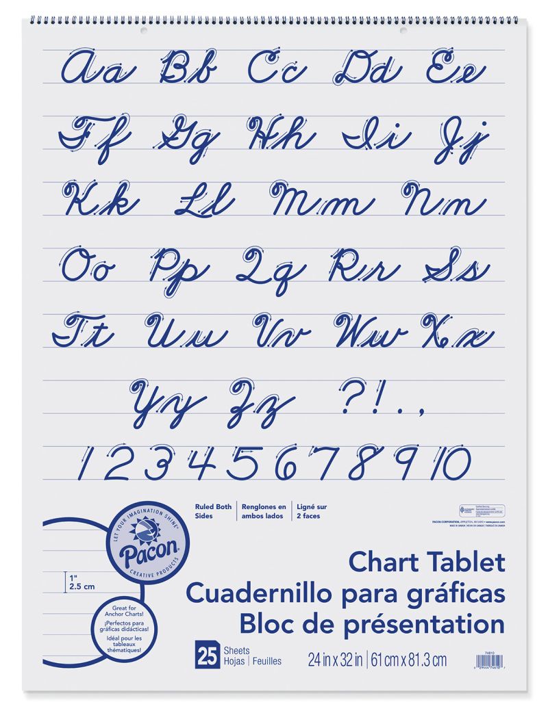 PAPER: Chart Paper, 1",24x32 ruled,25 sheets/pad