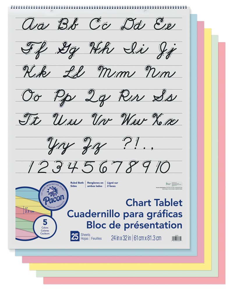 PAPER: Chart Paper, 1.5", 24 x 32, ruled, 25 shts/pad