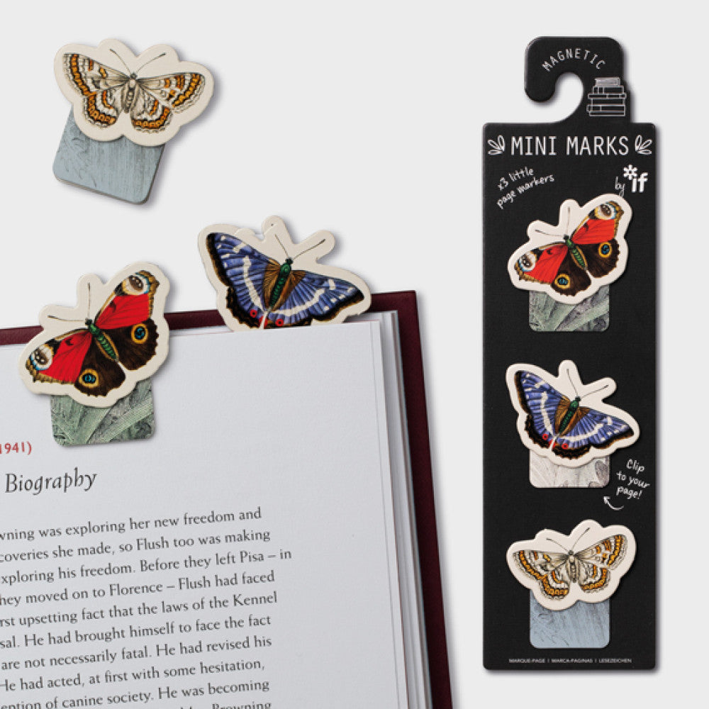 BUTTERFLIES - MAGNETIC MINI MARKS BY IF