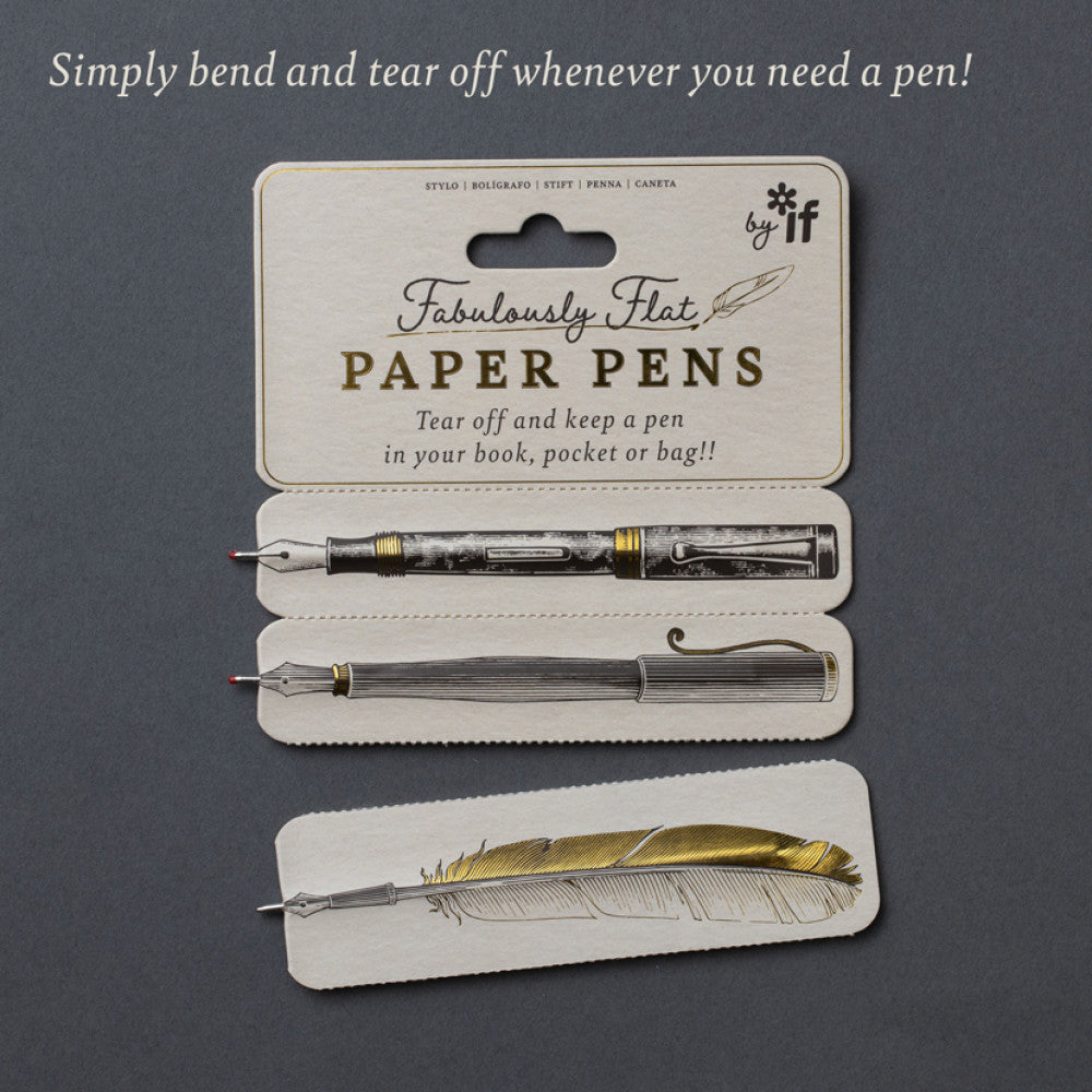 FABULOUSLY FLAT PAPER PENS