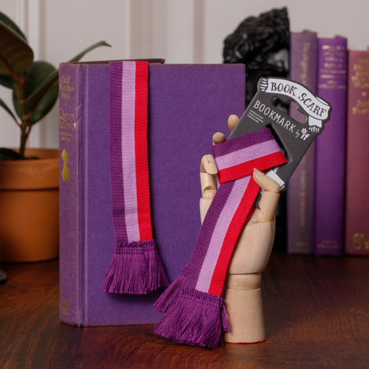 PINK & PURPLE - BOOK SCARF