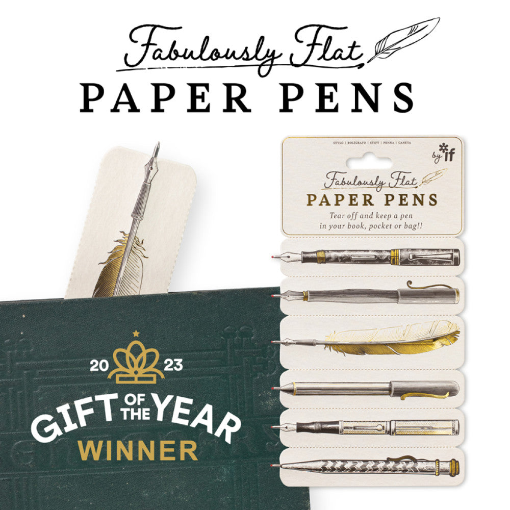 FABULOUSLY FLAT PAPER PENS