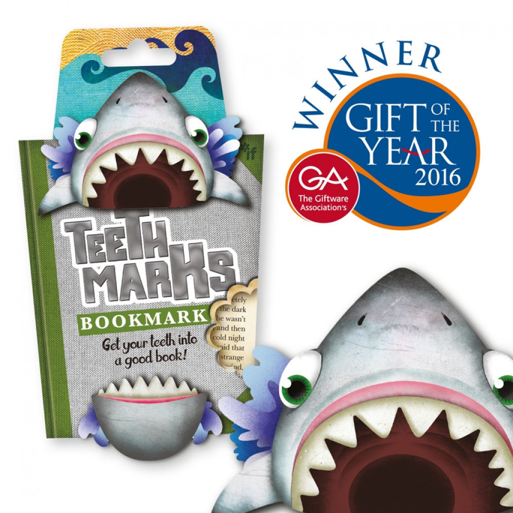 TEETHMARKS BOOKMARKS - SHARK