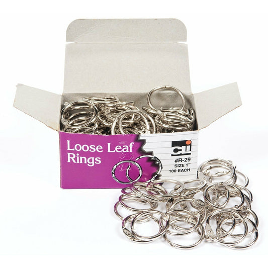 Book Rings-3", Box of 10