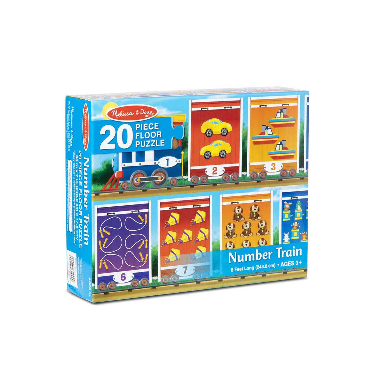 Number Train Floor Puzzle