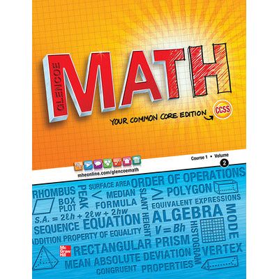 Glencoe Math, Course 1, Student Edition, Volume 2