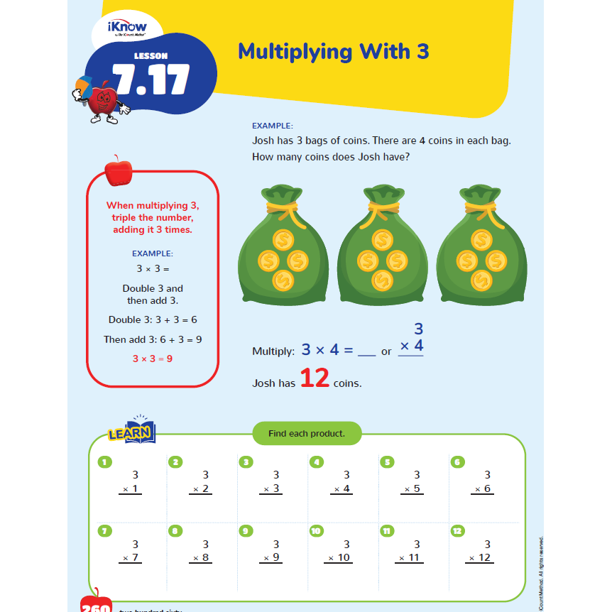 iKnow by the iCount Method - Brown Edition - 3rd Grade