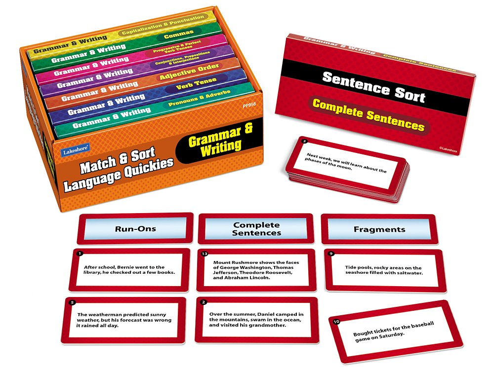 GAME: Match & Sort Grammar & Writing Quickies