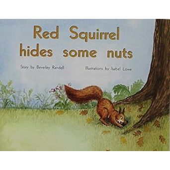 Red Squirrel Hides Some Nuts