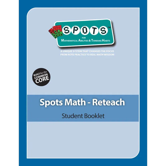 Spots Math Reteach Student Booklet