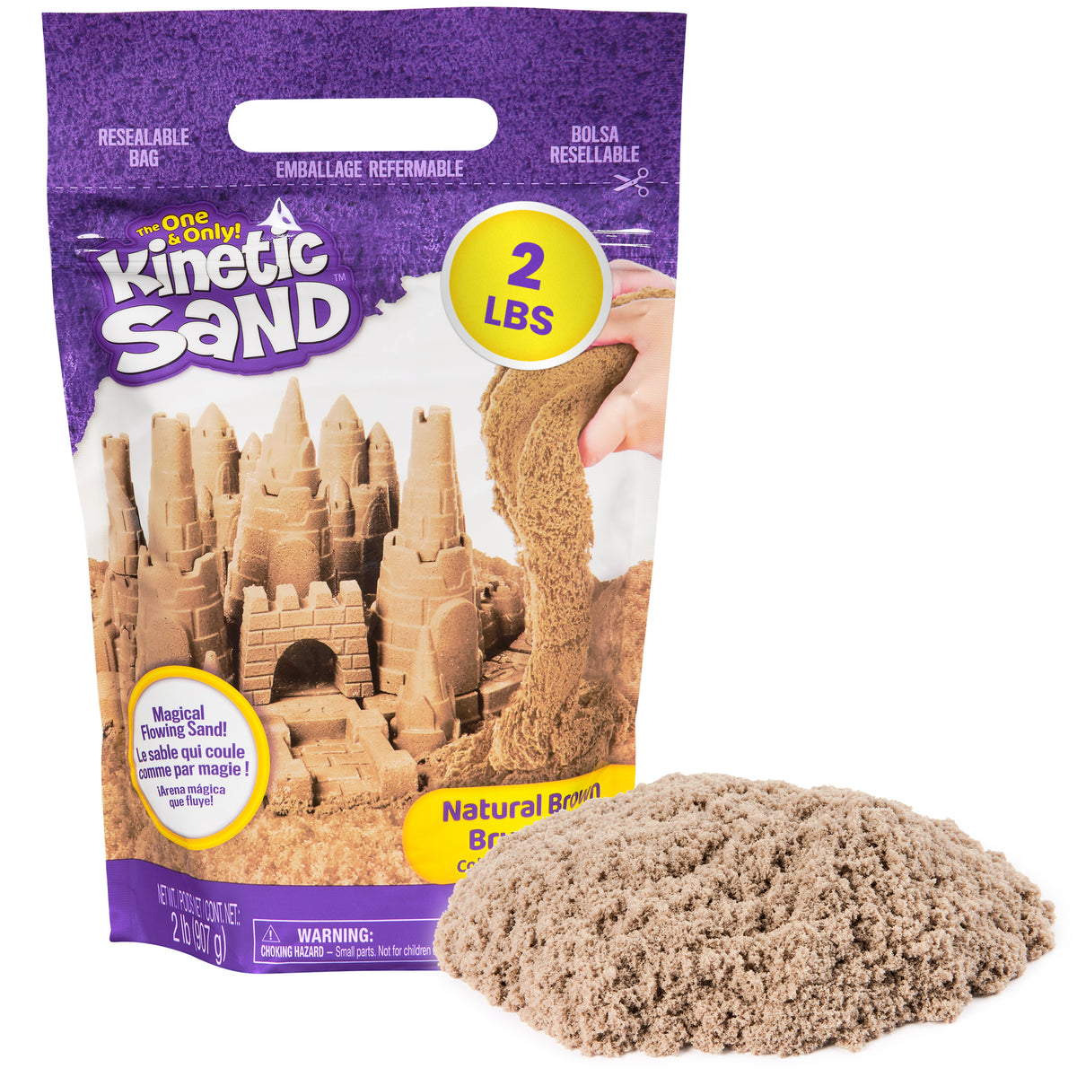 SAND: Kinetic Sand, Approx. 2lbs, Tan