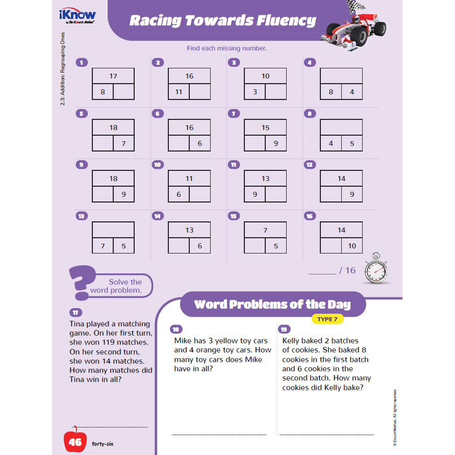 iKnow by the iCount Method - Brown Edition - 3rd Grade