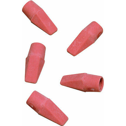 Economy Eraser Caps, Pink, Box of 144