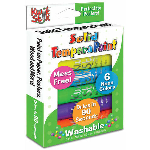 Kwik™ Stix, Neon 6-color set