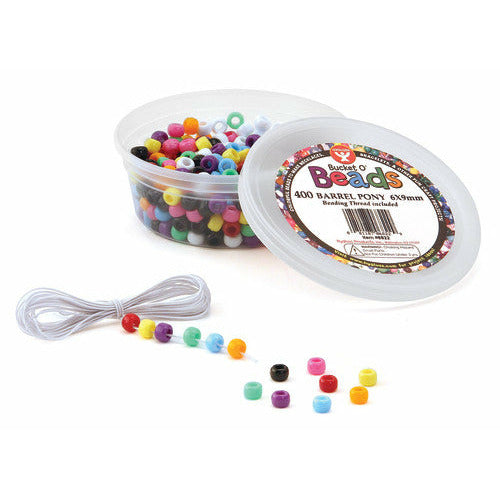Bucket O' Beads, Barrel Pony Beads