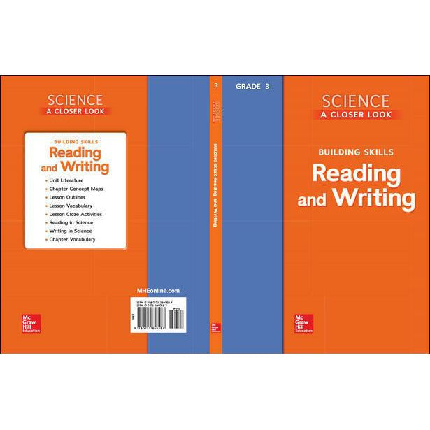 Science- A Closer Look, Building Skills: Reading and Writing Teacher Guide- , Grade 3