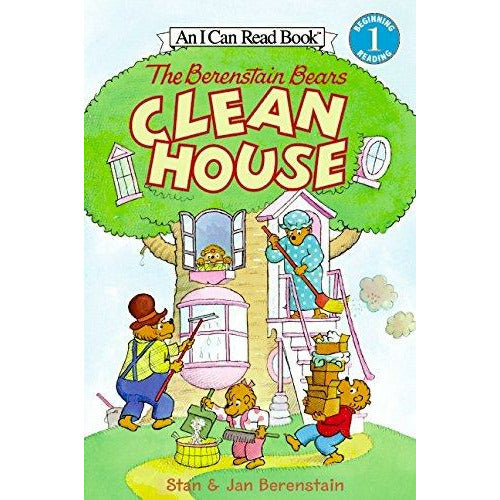 Berenstain Bears: The Berenstain Bears Clean House - 9780060583354 - Harper Collins - Menucha Classroom Solutions