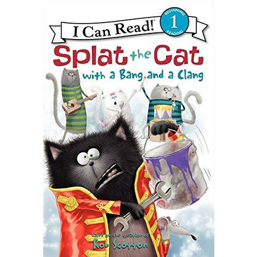 Splat The Cat: With A Bang And A Clang - 9780062090195 - Harper Collins - Menucha Classroom Solutions