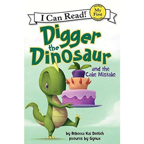 Digger The Dinosaur: And The Cake Mistake - 9780062222237 - Harper Collins - Menucha Classroom Solutions