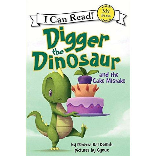 Digger The Dinosaur: And The Cake Mistake - 9780062222244 - Harper Collins - Menucha Classroom Solutions