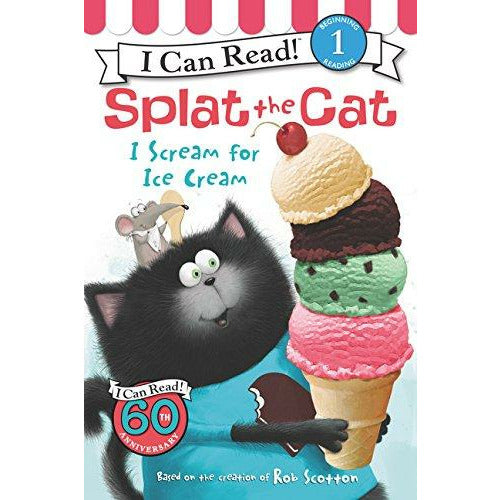 Splat The Cat: I Scream For Ice Cream - 9780062294180 - Harper Collins - Menucha Classroom Solutions