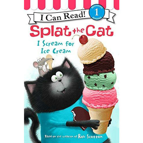 Splat The Cat: I Scream For Ice Cream - 9780062294197 - Harper Collins - Menucha Classroom Solutions