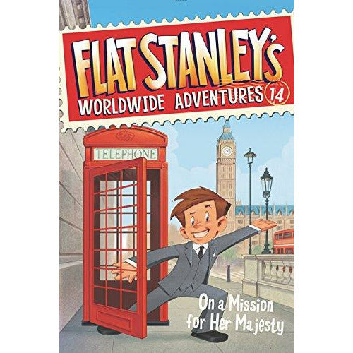 Flat Stanleys Worldwide Adventures: #14 On A Mission For Her Majesty - 9780062366078 - Harper Collins - Menucha Classroom Solutions