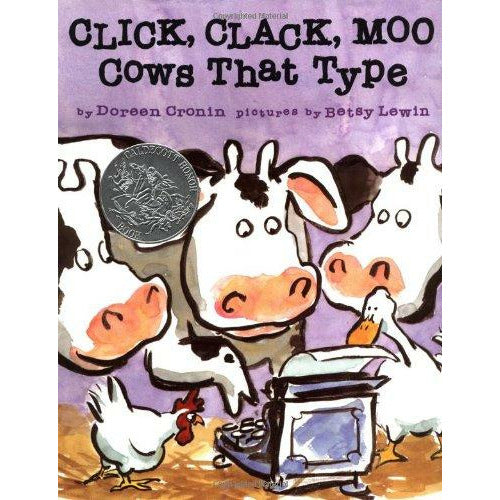 Click Clack Moo Cows That Type - 9780689832130 - Simon And Schuster - Menucha Classroom Solutions