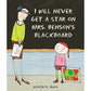 I Will Never Get A Star On Mrs. Bensons Blackboard - 9780763665142 - Penguin Random House - Menucha Classroom Solutions
