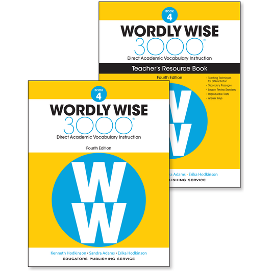 Wordly Wise 3000, Grade 4 Classroom Set (25 Student Books. 1 Teacher's Resource Book, Quizlet Access)