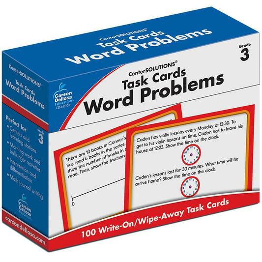 Task Cards: Word Problems Grade 3