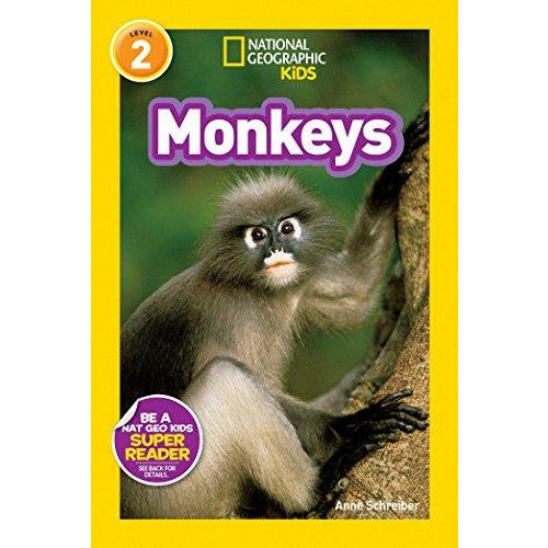 Nat Geo: Monkeys - 9781426311062 - Penguin Random House - Menucha Classroom Solutions