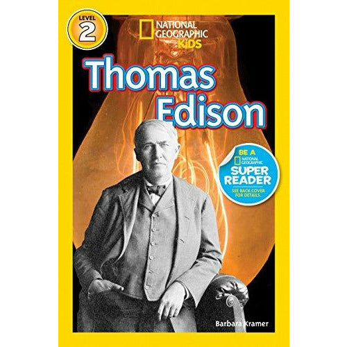 Nat Geo: Thomas Edison - 9781426314766 - Penguin Random House - Menucha Classroom Solutions