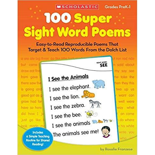100 Super Sight Word Poems