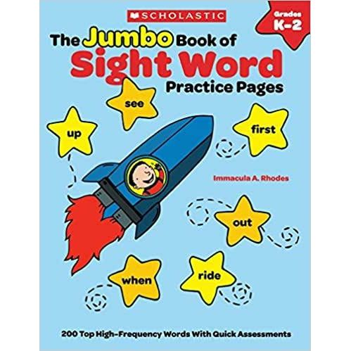 The Jumbo Book of Sight Word Practice Pages