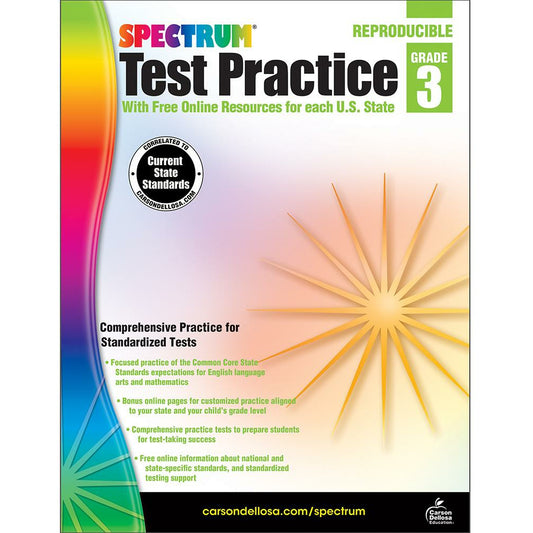 Spectrum Test Practice Grade 3