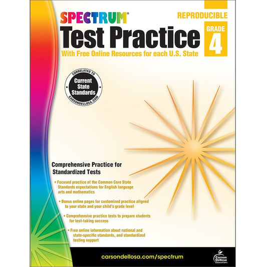 Spectrum Test Practice Grade 4