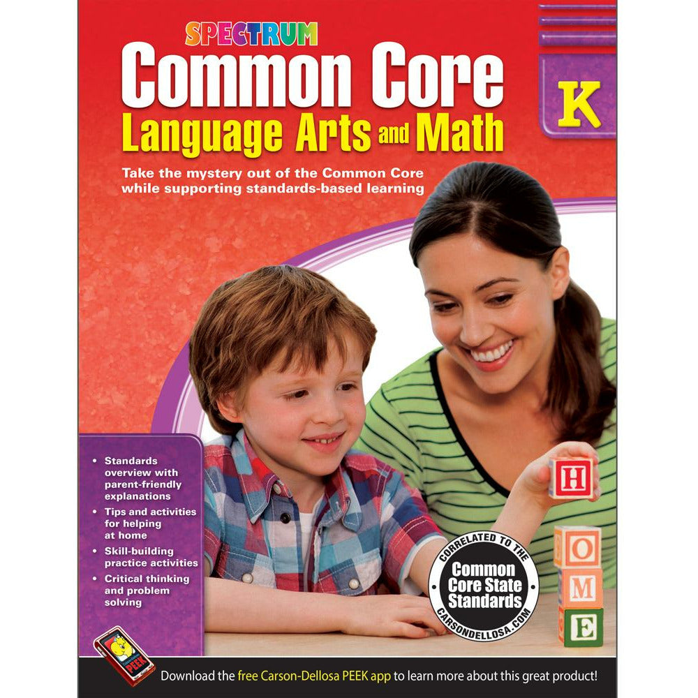 Common Core Language Arts and Math Grade K
