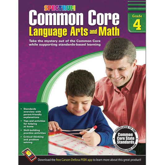Common Core Language Arts and Math Grade 4