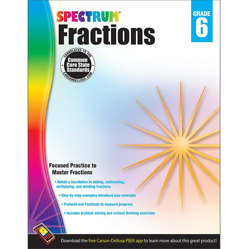 Spectrum Fractions Grade 6